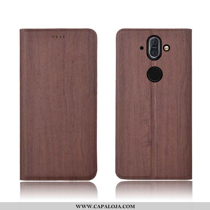 Capas Nokia 8 Sirocco Silicone Antiqueda Protetoras Nova Castanho, Capa Nokia 8 Sirocco Couro Barato