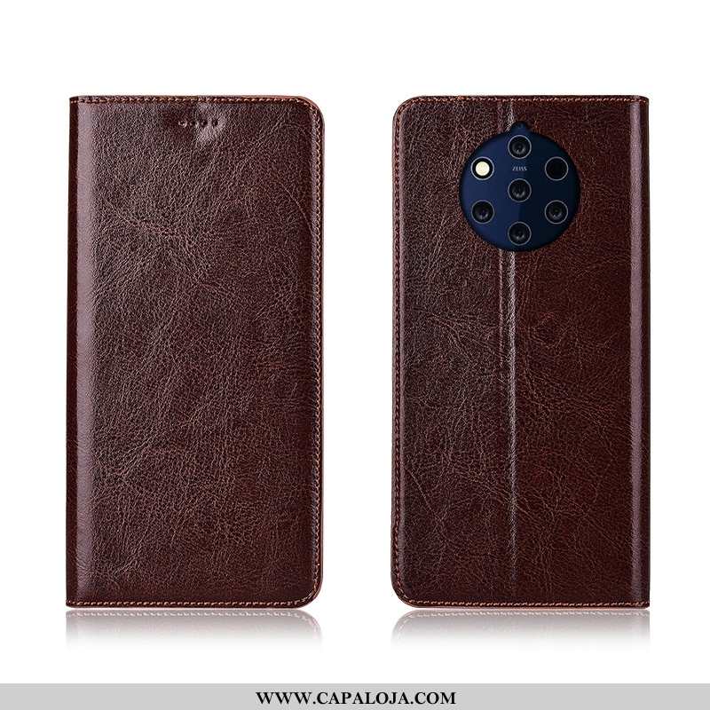 Capas Nokia 9 Pureview Couro Cover Antiqueda Masculino Amarelo, Capa Nokia 9 Pureview Soft Online