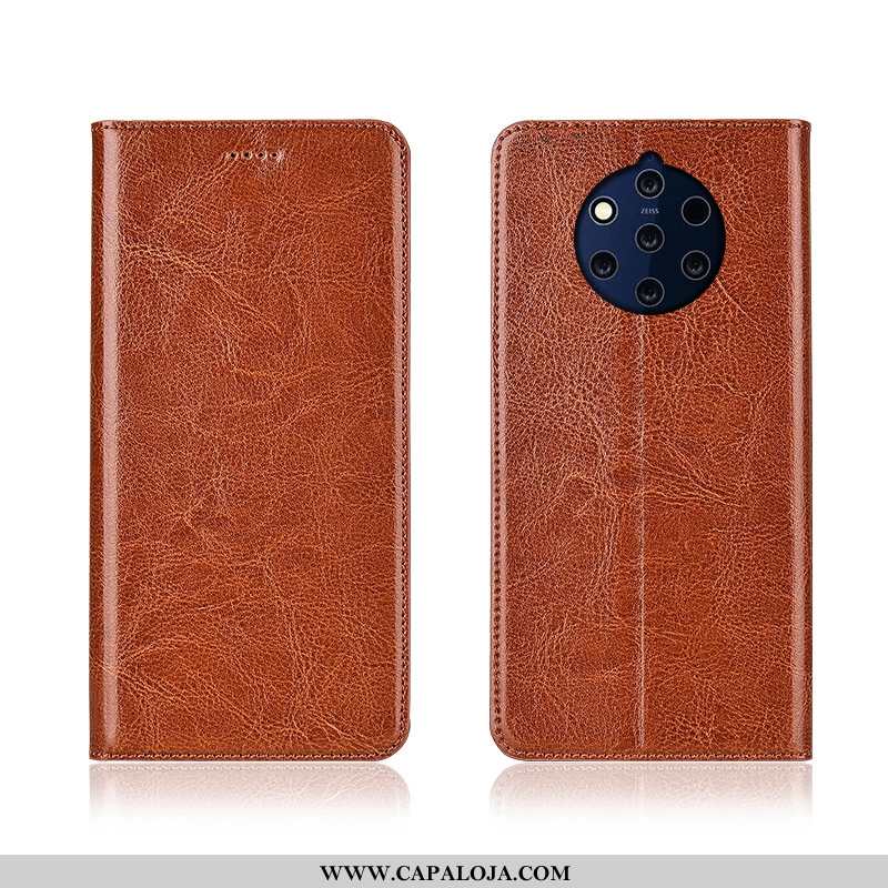 Capas Nokia 9 Pureview Couro Cover Antiqueda Masculino Amarelo, Capa Nokia 9 Pureview Soft Online