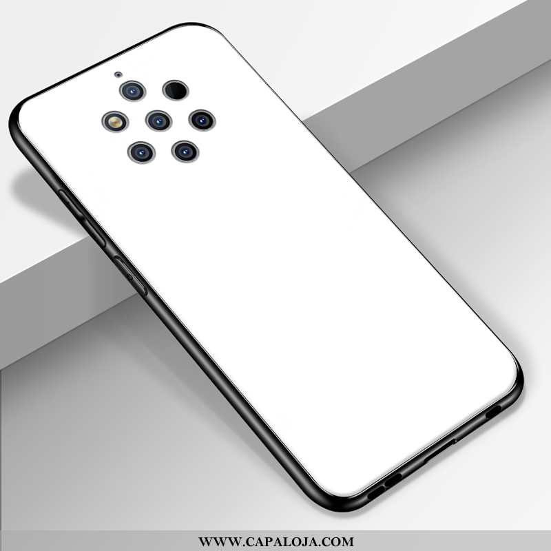 Capas Nokia 9 Pureview Silicone Soft Pu Personalizado Branco, Capa Nokia 9 Pureview Vidro Online