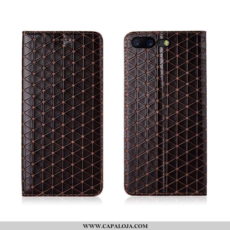 Capas Oneplus 5 Couro Telemóvel Cover Nova Preto, Capa Oneplus 5 Soft Baratas