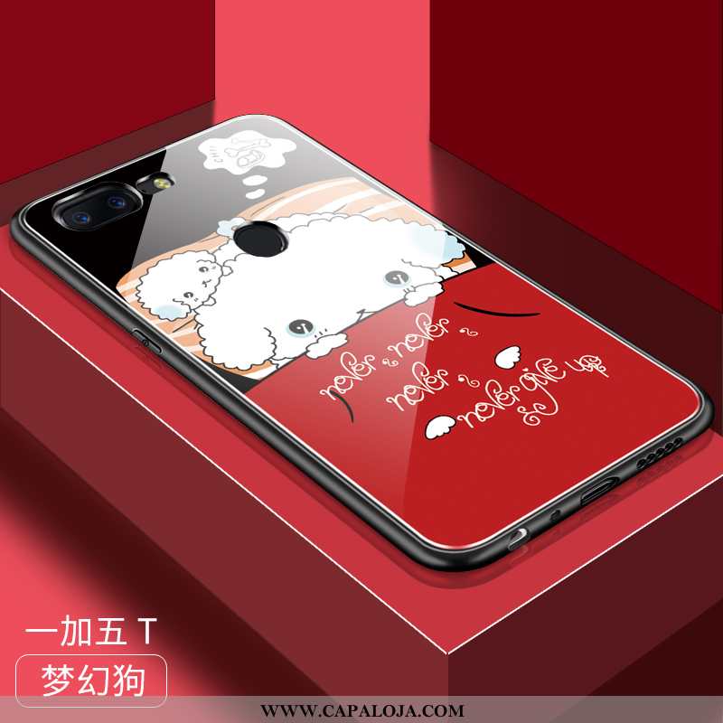 Capas Oneplus 5t Personalizado Feminino Vidro Vermelho, Capa Oneplus 5t Criativas Baratos