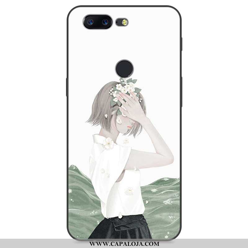 Capas Oneplus 5t Protetoras Feminino Telemóvel Pequena Branco, Capa Oneplus 5t Soft Promoção