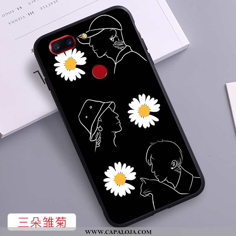 Capas Oneplus 5t Silicone Preto Telemóvel Desenho Animado, Capa Oneplus 5t Cordao Online