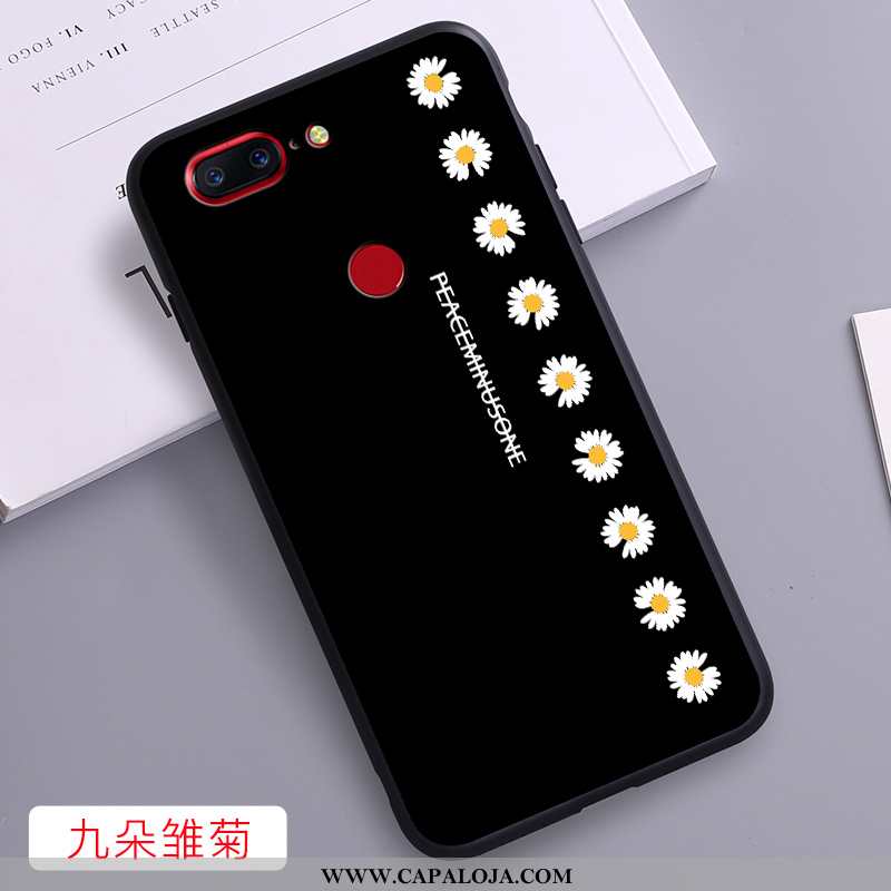 Capas Oneplus 5t Silicone Preto Telemóvel Desenho Animado, Capa Oneplus 5t Cordao Online