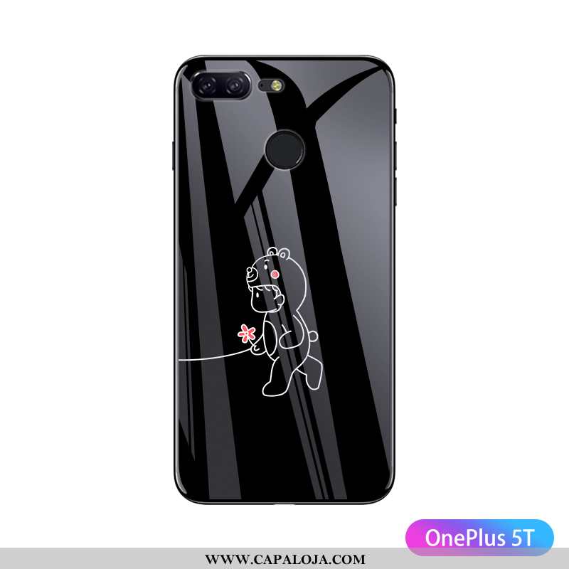 Capas Oneplus 5t Super Preto Slim Vermelha, Capa Oneplus 5t Vidro Promoção