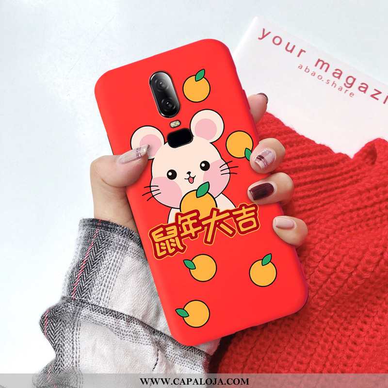 Capas Oneplus 6 Personalizada Masculino Slim Feminino Vermelho, Capa Oneplus 6 Criativas Comprar