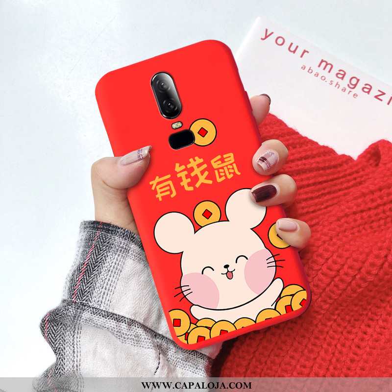 Capas Oneplus 6 Personalizada Masculino Slim Feminino Vermelho, Capa Oneplus 6 Criativas Comprar