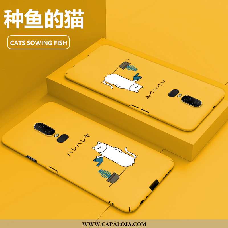 Capas Oneplus 6 Super Desenho Animado Vermelha Amarelo, Capa Oneplus 6 Protetoras Barato