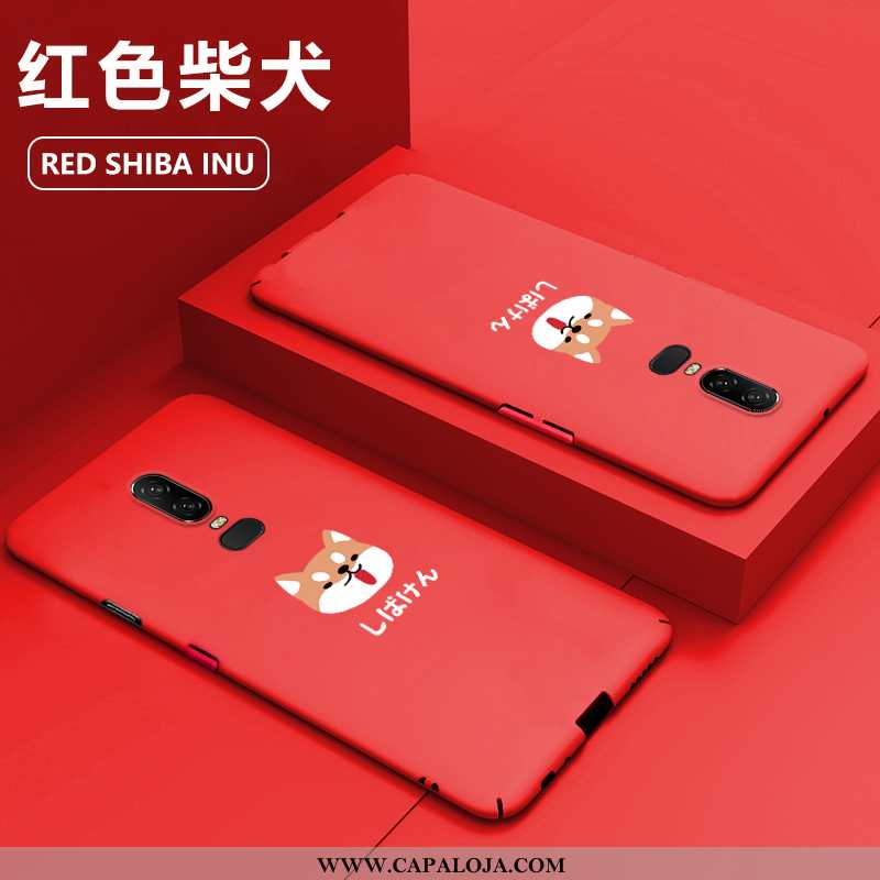 Capas Oneplus 6 Super Desenho Animado Vermelha Amarelo, Capa Oneplus 6 Protetoras Barato