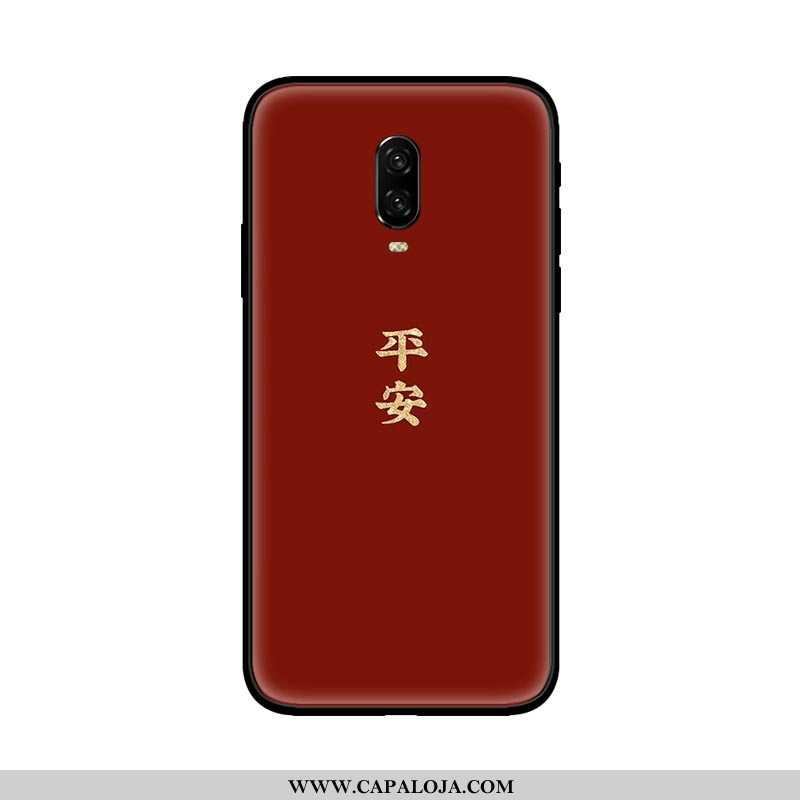 Capas Oneplus 6t Personalizada Silicone Casaco Antiqueda Rosa, Capa Oneplus 6t Criativas Online