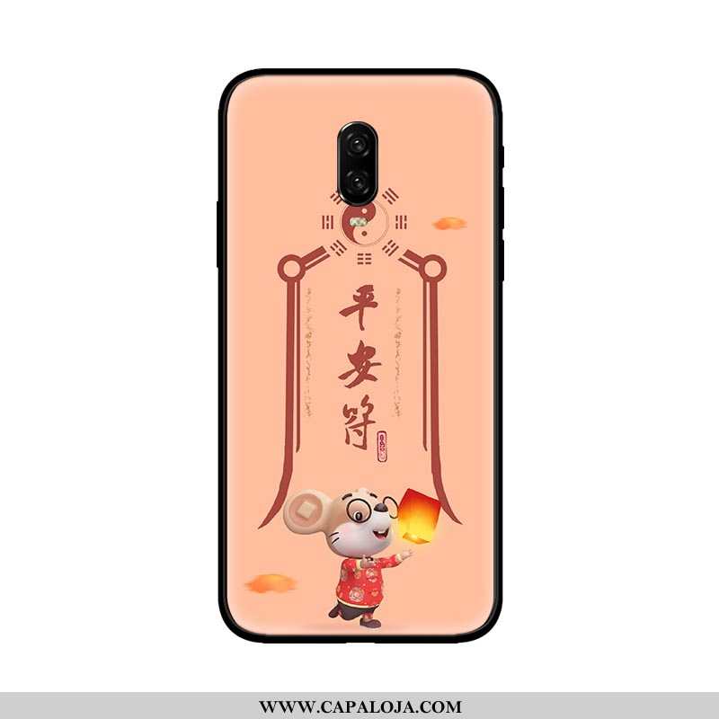 Capas Oneplus 6t Personalizada Silicone Casaco Antiqueda Rosa, Capa Oneplus 6t Criativas Online