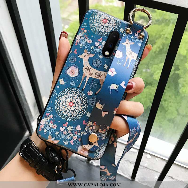 Capas Oneplus 7 Criativas Completa Personalizada Telemóvel Azul, Capa Oneplus 7 Silicone Barato