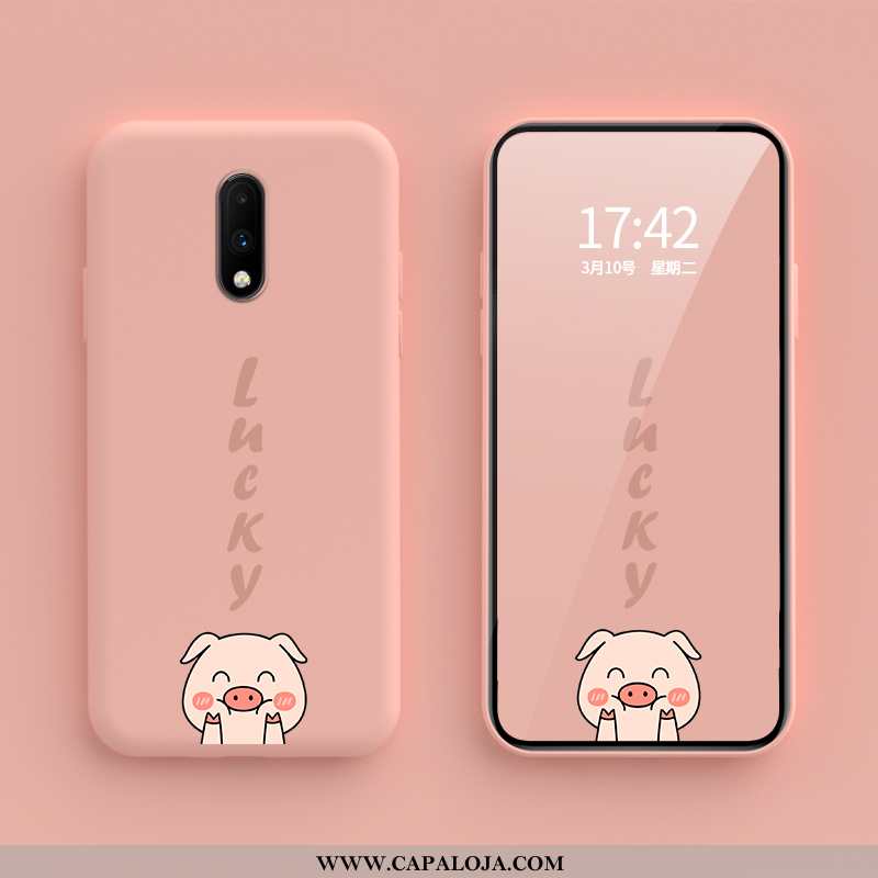 Capas Oneplus 7 Desenho Animado Porquinho Completa Antiqueda Rosa, Capa Oneplus 7 Fofas Venda