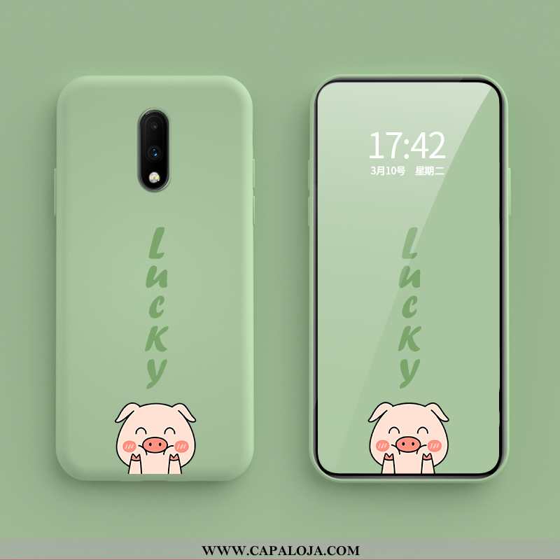 Capas Oneplus 7 Desenho Animado Porquinho Completa Antiqueda Rosa, Capa Oneplus 7 Fofas Venda