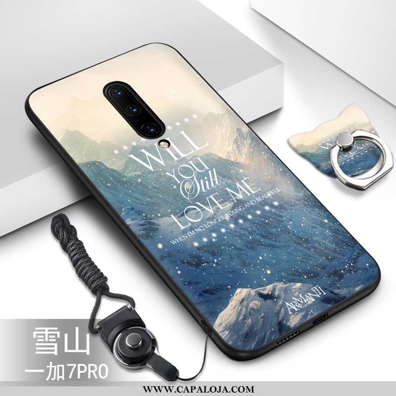 Capas Oneplus 7 Pro Criativas Cases Telemóvel Silicone Branco, Capa Oneplus 7 Pro Protetoras Promoçã