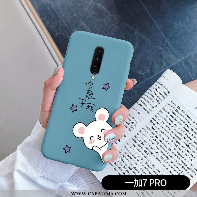 Capas Oneplus 7 Pro Desenho Animado Coração Completa Criativas Azul, Capa Oneplus 7 Pro Bonitos Bara