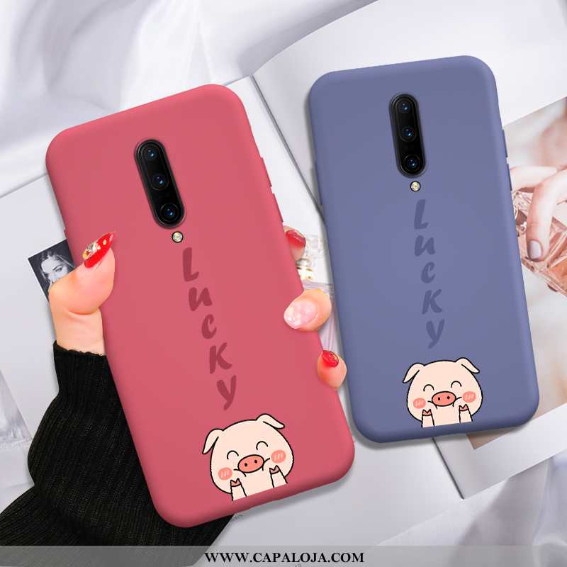 Capas Oneplus 7 Pro Silicone Pequena Nova Soft Azul, Capa Oneplus 7 Pro Personalizada Promoção