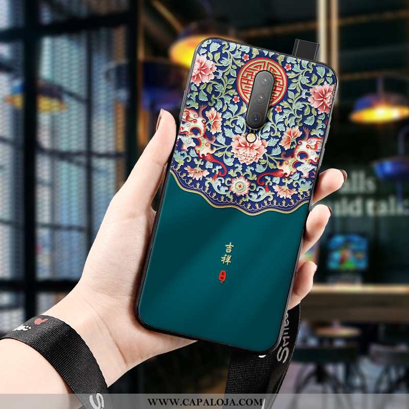 Capas Oneplus 7 Pro Soft Tendencia Antiqueda Silicone Azul, Capa Oneplus 7 Pro Protetoras Promoção