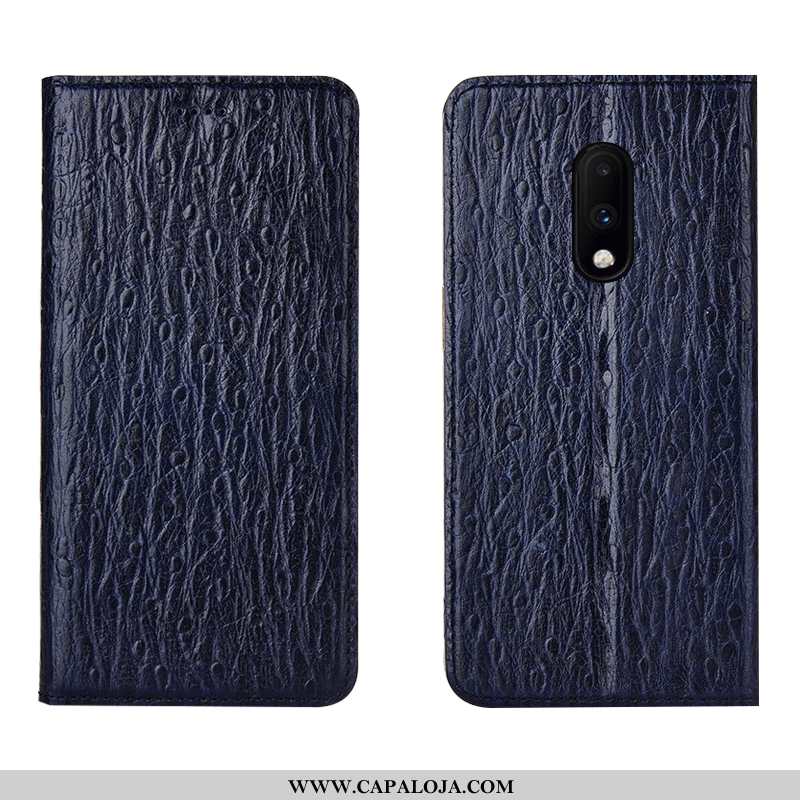 Capas Oneplus 7 Protetoras Cases Antiqueda Completa Azul Escuro, Capa Oneplus 7 Couro Legitimo Barat