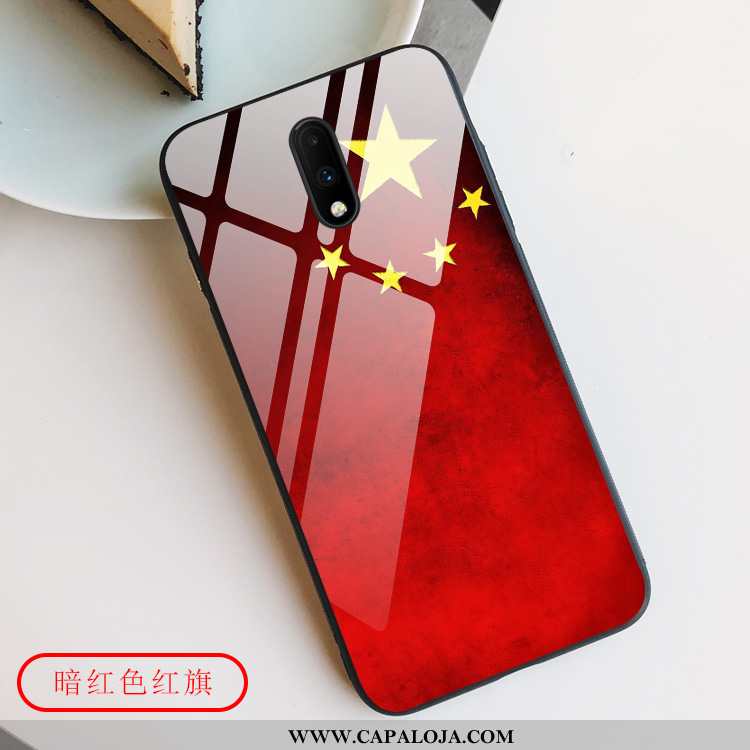 Capas Oneplus 7 Protetoras Masculino Cases Vermelha Vermelho, Capa Oneplus 7 Vidro Barato