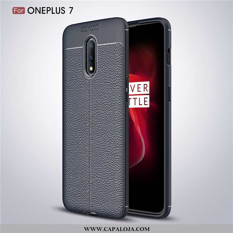 Capas Oneplus 7 Protetoras Telemóvel Negócio Anti Suor Vermelho, Capa Oneplus 7 Couro Venda