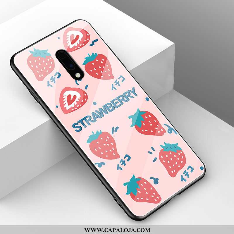 Capas Oneplus 7 Vidro Malha Feminino Casal Vermelho, Capa Oneplus 7 Estilosas Venda