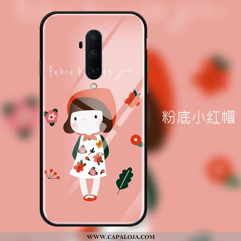 Capas Oneplus 7t Pro Cordao Telemóvel Malha Rosa, Capa Oneplus 7t Pro Tendencia Baratos