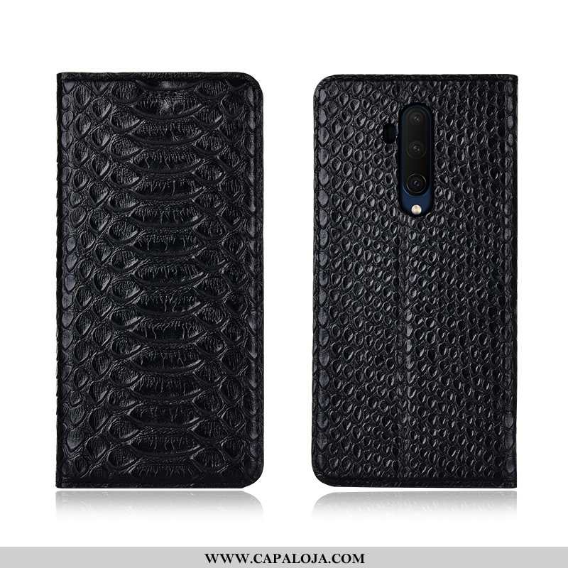 Capas Oneplus 7t Pro Couro Legitimo Cases Soft Preto, Capa Oneplus 7t Pro Couro Online