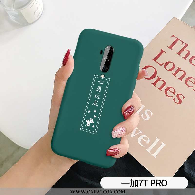 Capas Oneplus 7t Pro Personalizada Fosco Feminino Verde, Capa Oneplus 7t Pro Slim Venda