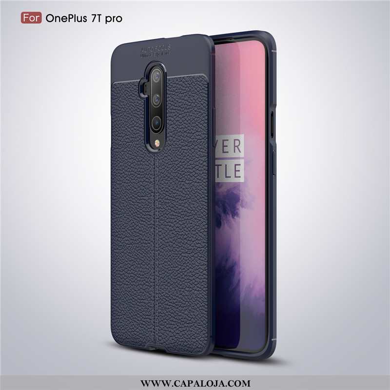 Capas Oneplus 7t Pro Protetoras Cola Preto Telemóvel, Capa Oneplus 7t Pro Couro Baratas