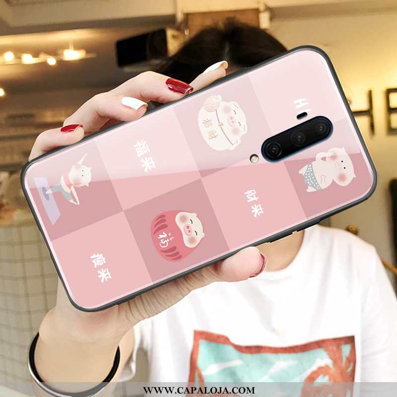 Capas Oneplus 7t Pro Slim Antiqueda Completa Feminino Rosa, Capa Oneplus 7t Pro Super Baratos