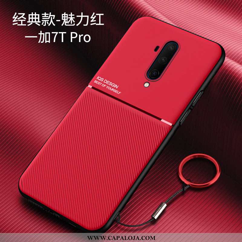 Capas Oneplus 7t Pro Slim Malha Personalizada Azul Escuro, Capa Oneplus 7t Pro Soft Online