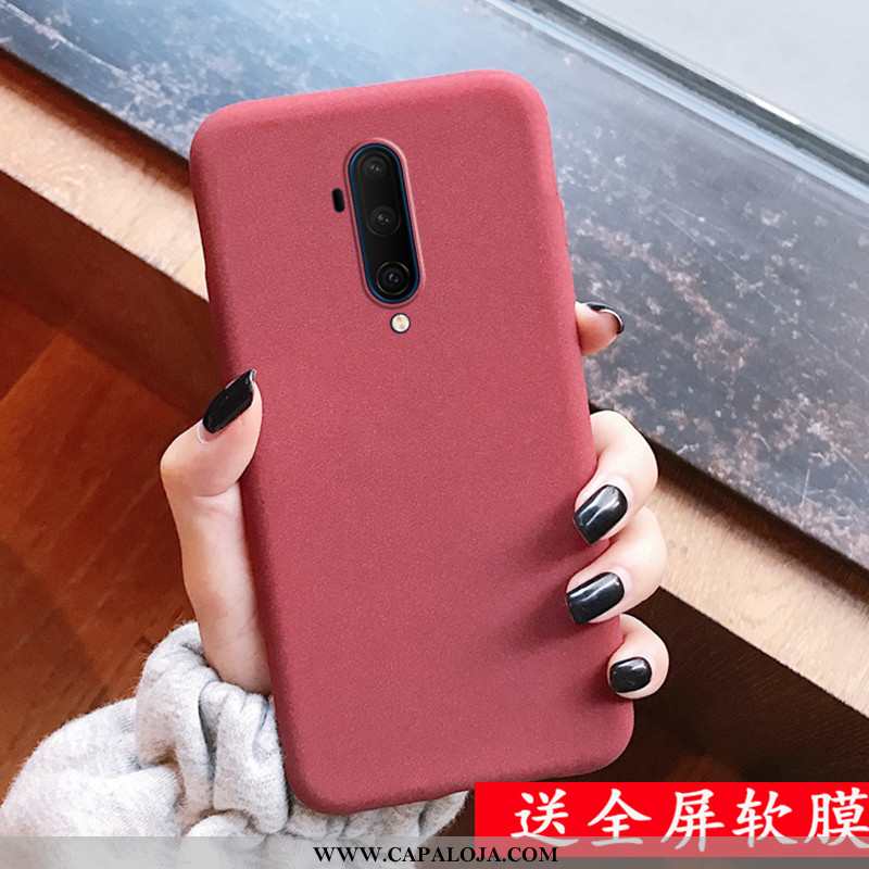 Capas Oneplus 7t Pro Soft Lisas Antiqueda Simples Cinza, Capa Oneplus 7t Pro Cases Baratas