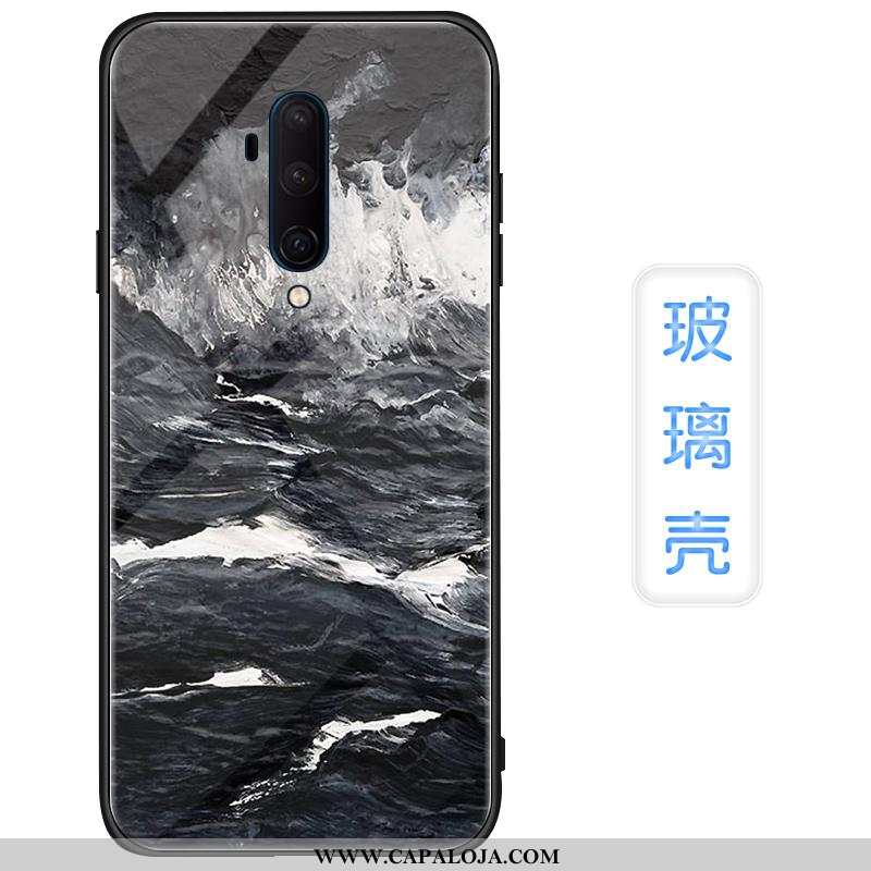 Capas Oneplus 7t Pro Tendencia Malha Vidro Azul, Capa Oneplus 7t Pro Protetoras Barato