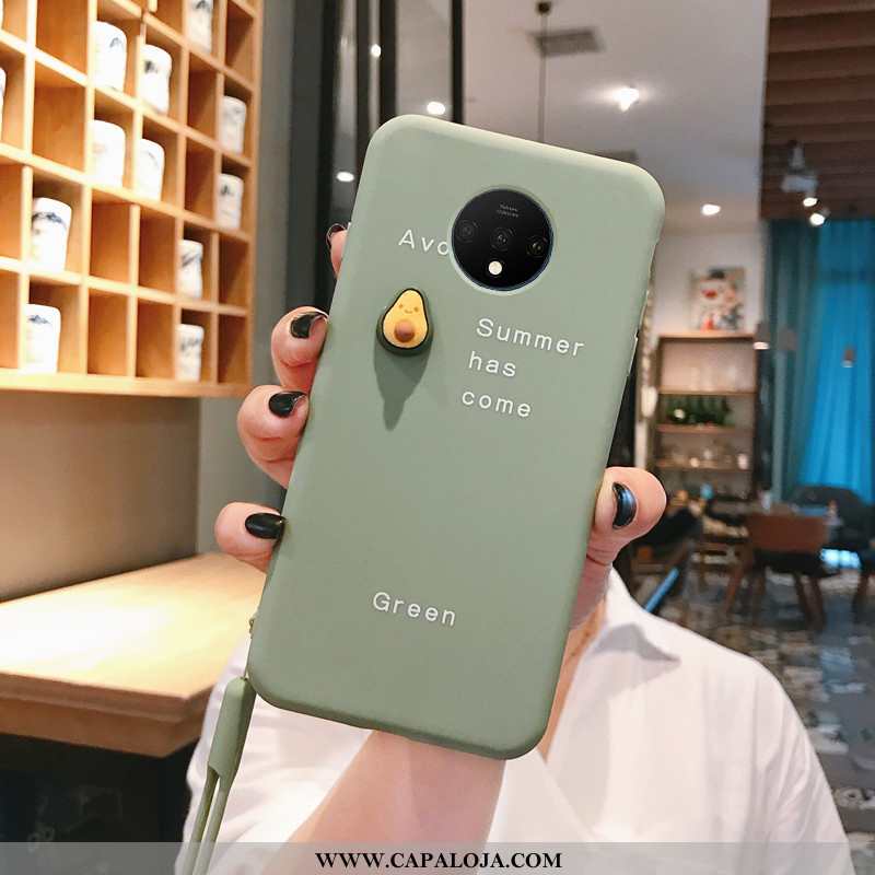 Capas Oneplus 7t Silicone Telemóvel Verde Casal, Capa Oneplus 7t Personalizado Barato