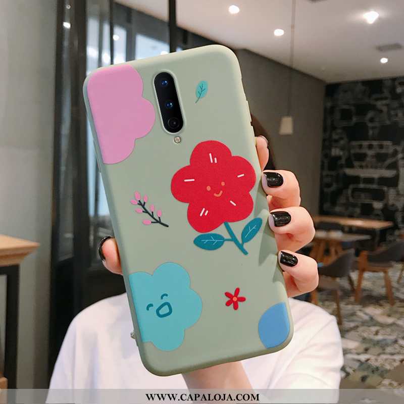 Capas Oneplus 8 Criativas Protetoras Malha Verde, Capa Oneplus 8 Tendencia Comprar