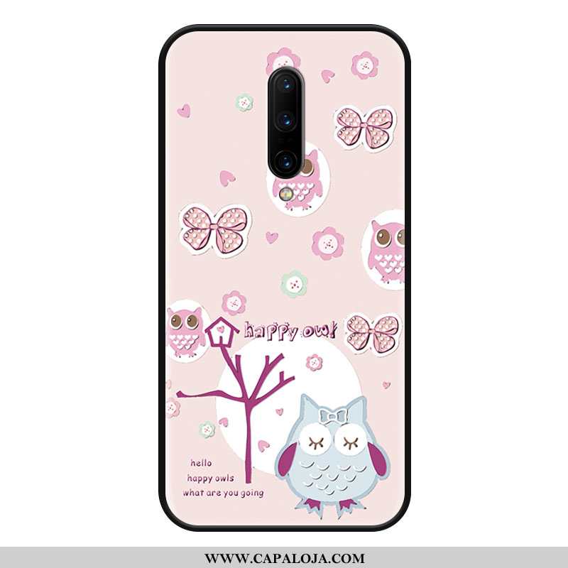 Capas Oneplus 8 Fosco Telemóvel Protetoras Rosa, Capa Oneplus 8 Desenho Animado Barato