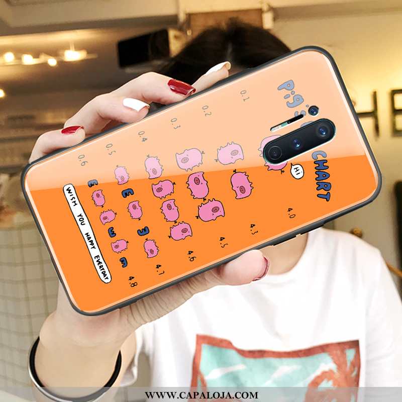 Capas Oneplus 8 Pro Desenho Animado Vermelha Feminino Super Laranja, Capa Oneplus 8 Pro Bonitos Bara