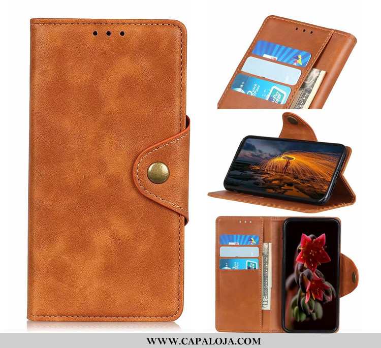 Capas Oneplus 8 Pro Tendencia Criativas Antiqueda Couro Genuíno Vermelho, Capa Oneplus 8 Pro Proteto