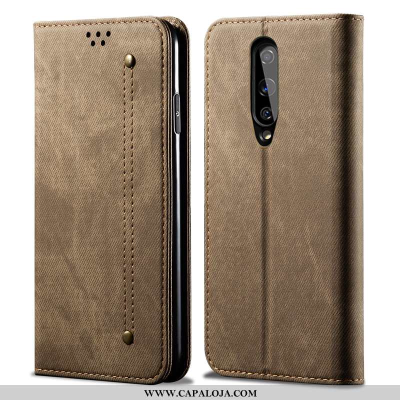 Capas Oneplus 8 Super Slim Antiqueda Couro Legitimo Castanho, Capa Oneplus 8 Protetoras Online