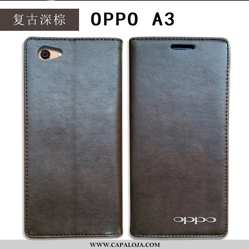 Capas Oppo A3 Couro Genuíno Completa Azul, Capa Oppo A3 Protetoras Promoção