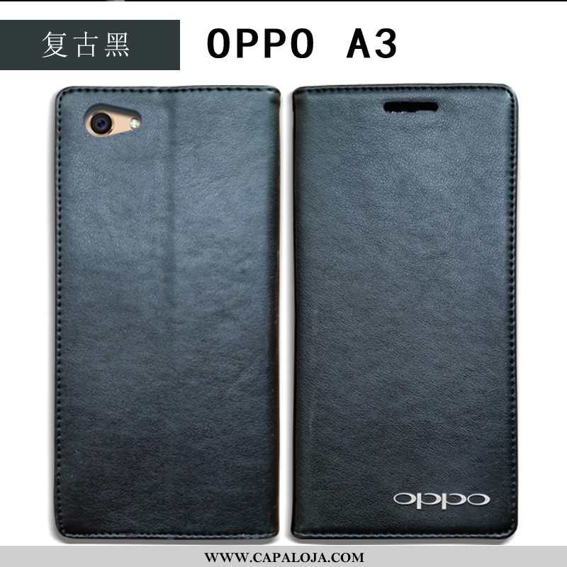 Capas Oppo A3 Couro Genuíno Completa Azul, Capa Oppo A3 Protetoras Promoção