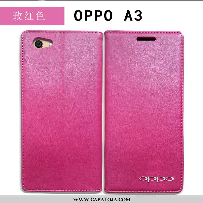 Capas Oppo A3 Couro Genuíno Completa Azul, Capa Oppo A3 Protetoras Promoção