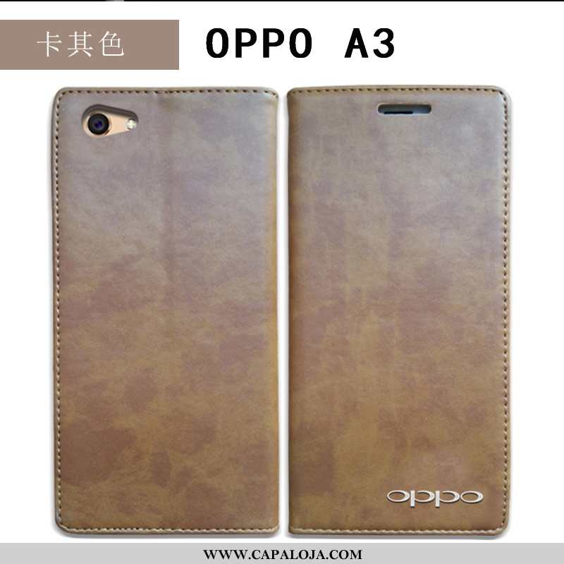 Capas Oppo A3 Couro Genuíno Completa Azul, Capa Oppo A3 Protetoras Promoção