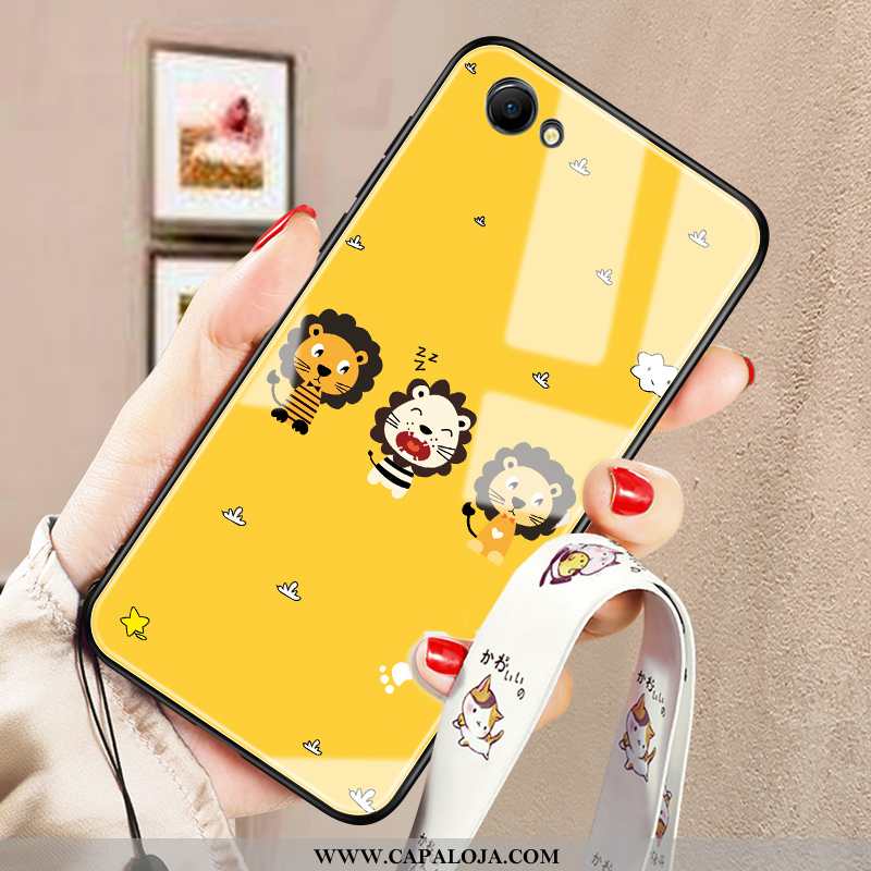 Capas Oppo A3 Protetoras Antiqueda Moda Feminino Amarelo, Capa Oppo A3 Vidro Baratos