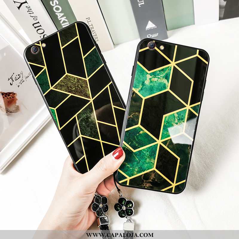 Capas Oppo A3 Silicone Marmore Pequena Casal Preto, Capa Oppo A3 Vidro Promoção