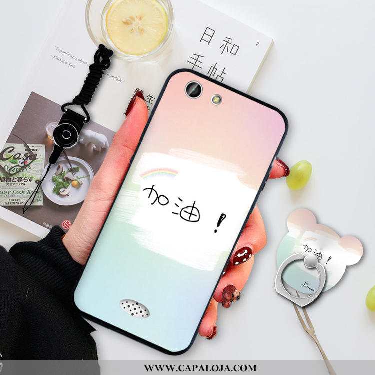 Capas Oppo A31 Fofas Feminino Desenho Animado Verde, Capa Oppo A31 Soft Online