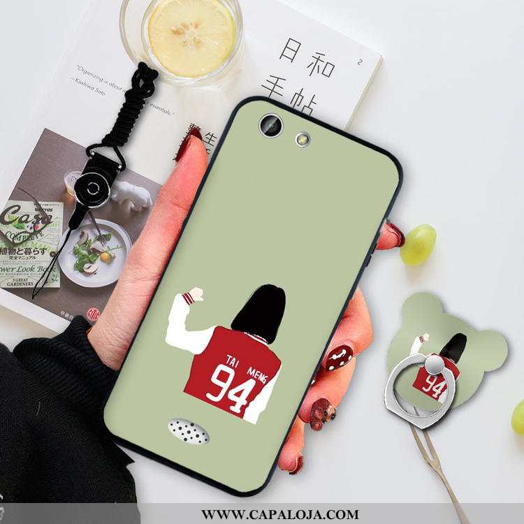 Capas Oppo A31 Fofas Feminino Desenho Animado Verde, Capa Oppo A31 Soft Online