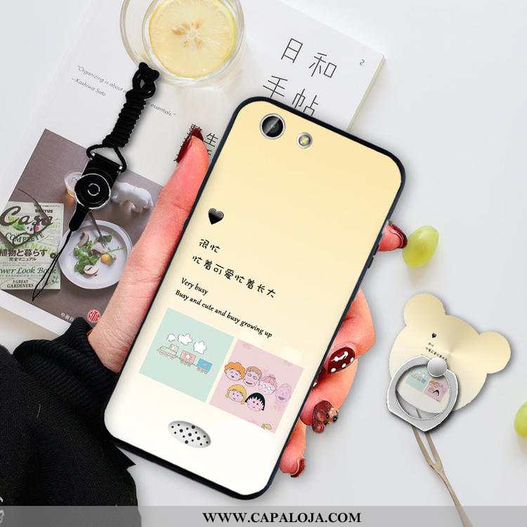 Capas Oppo A31 Fofas Feminino Desenho Animado Verde, Capa Oppo A31 Soft Online